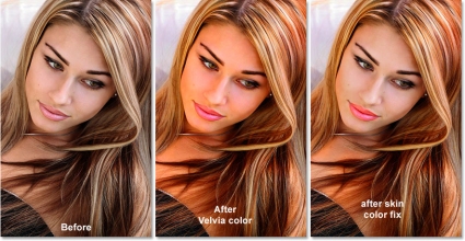 Photoshop touchup actions
